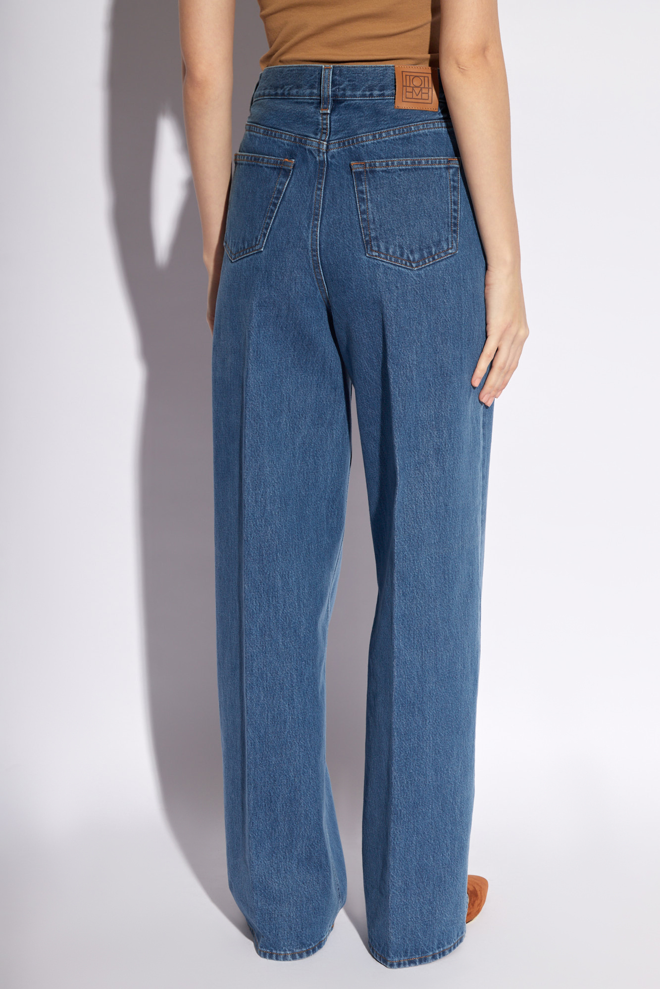 Blue Wide leg jeans TOTEME - Vitkac Italy